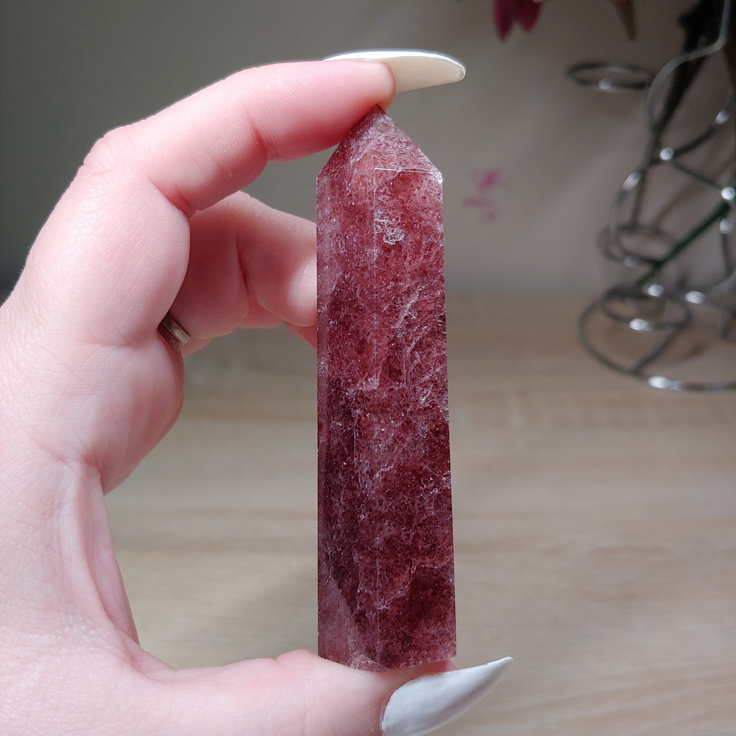 Strawberry Quartz Tower 15B