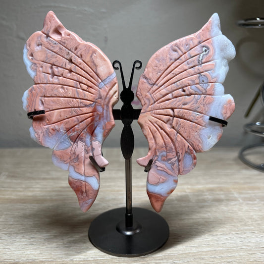 Pink Agate Butterfly Wings 95C