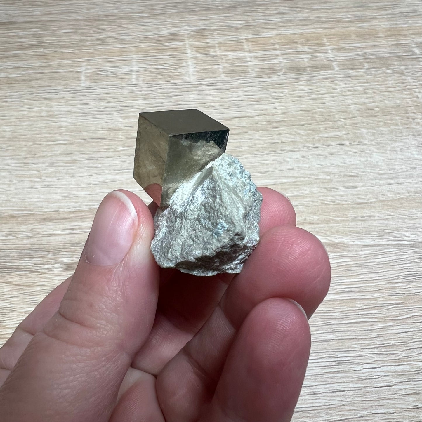 Pyrite Cube in Matrix 53A