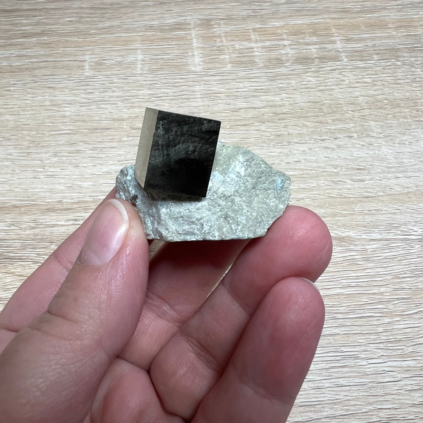 Pyrite Cube in Matrix 53A