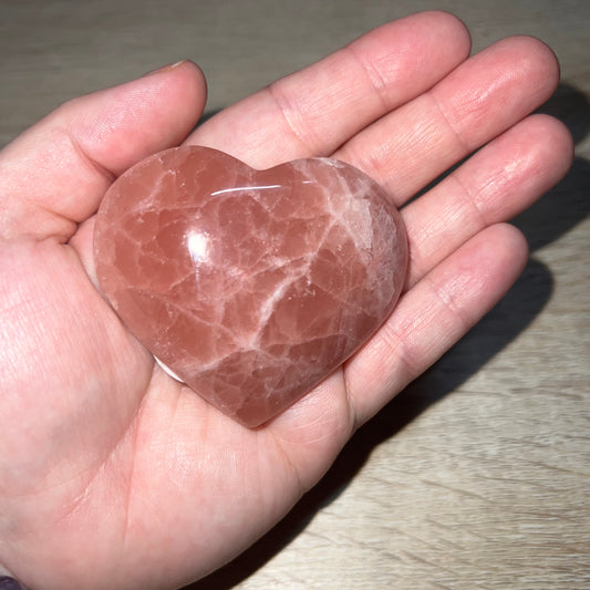 Rose Calcite Heart 12A