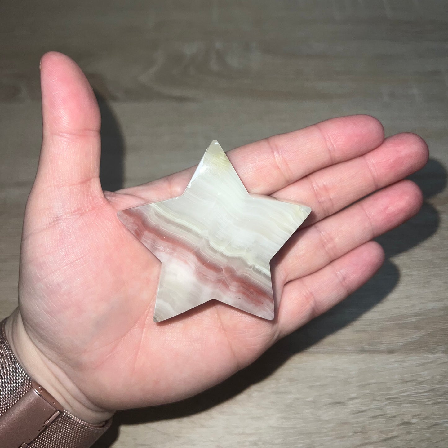 Pink Banded Onyx Star 17C