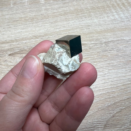 Pyrite Cube in Matrix 53C