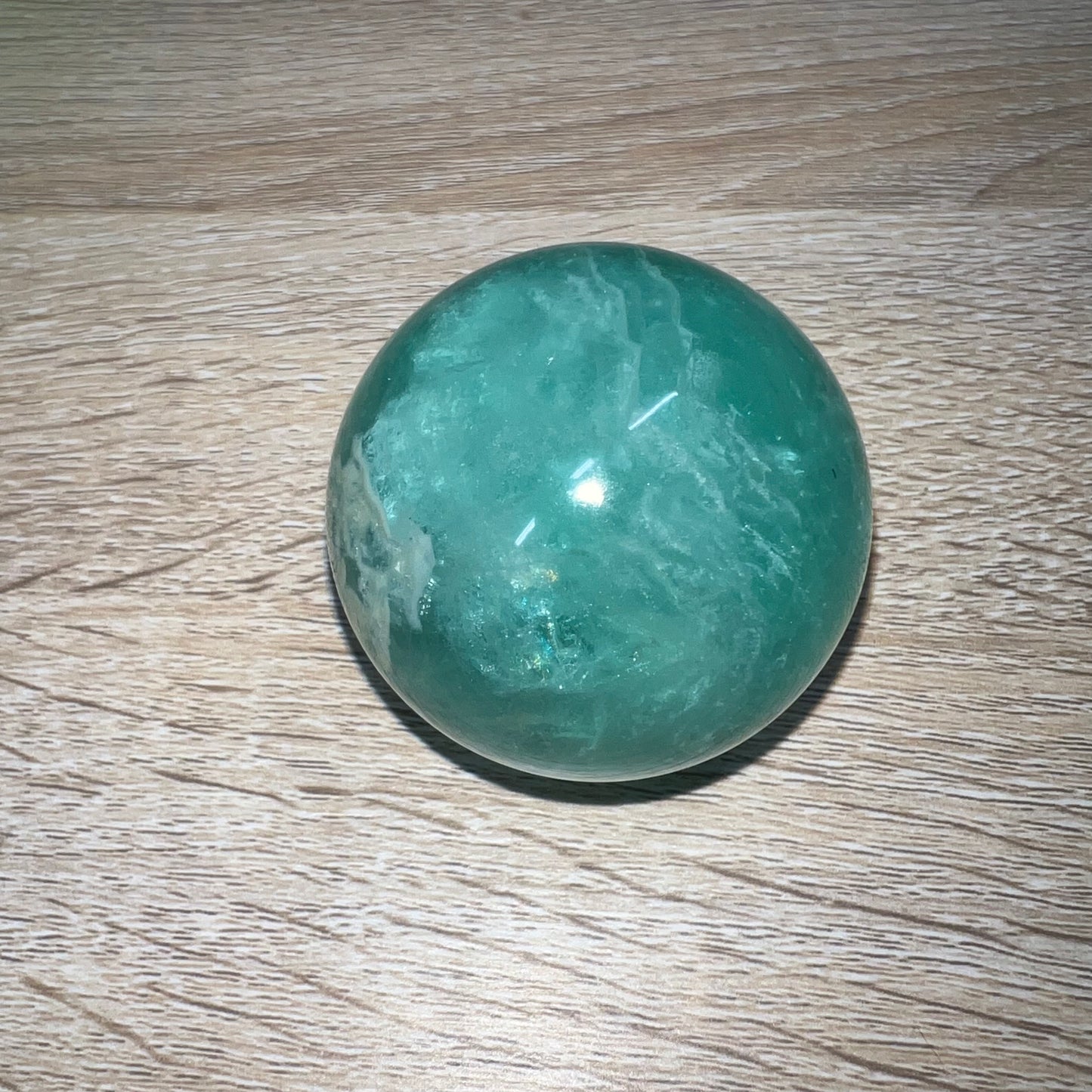 Green Fluorite Sphere 48A