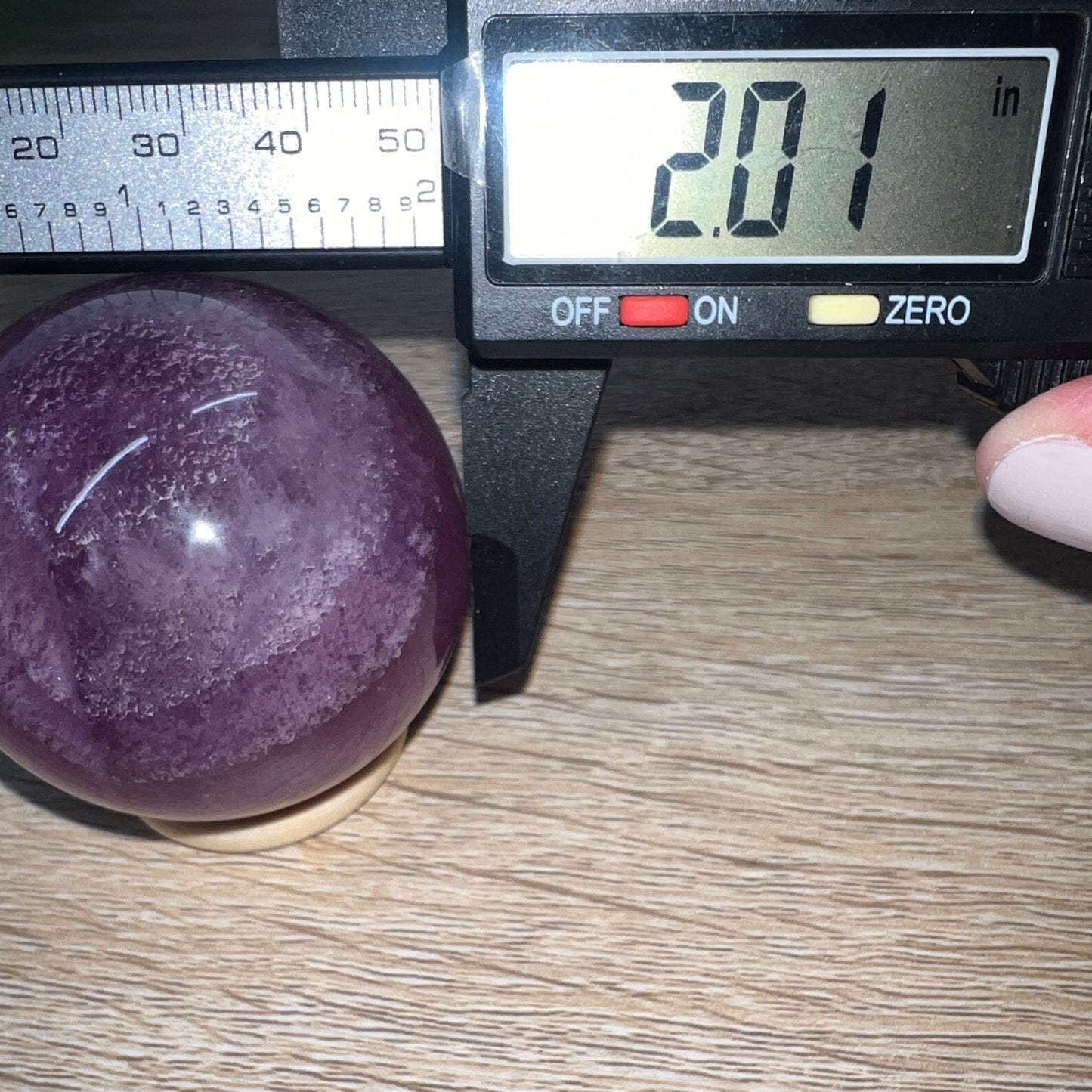 Purple Fluorite Sphere 40B