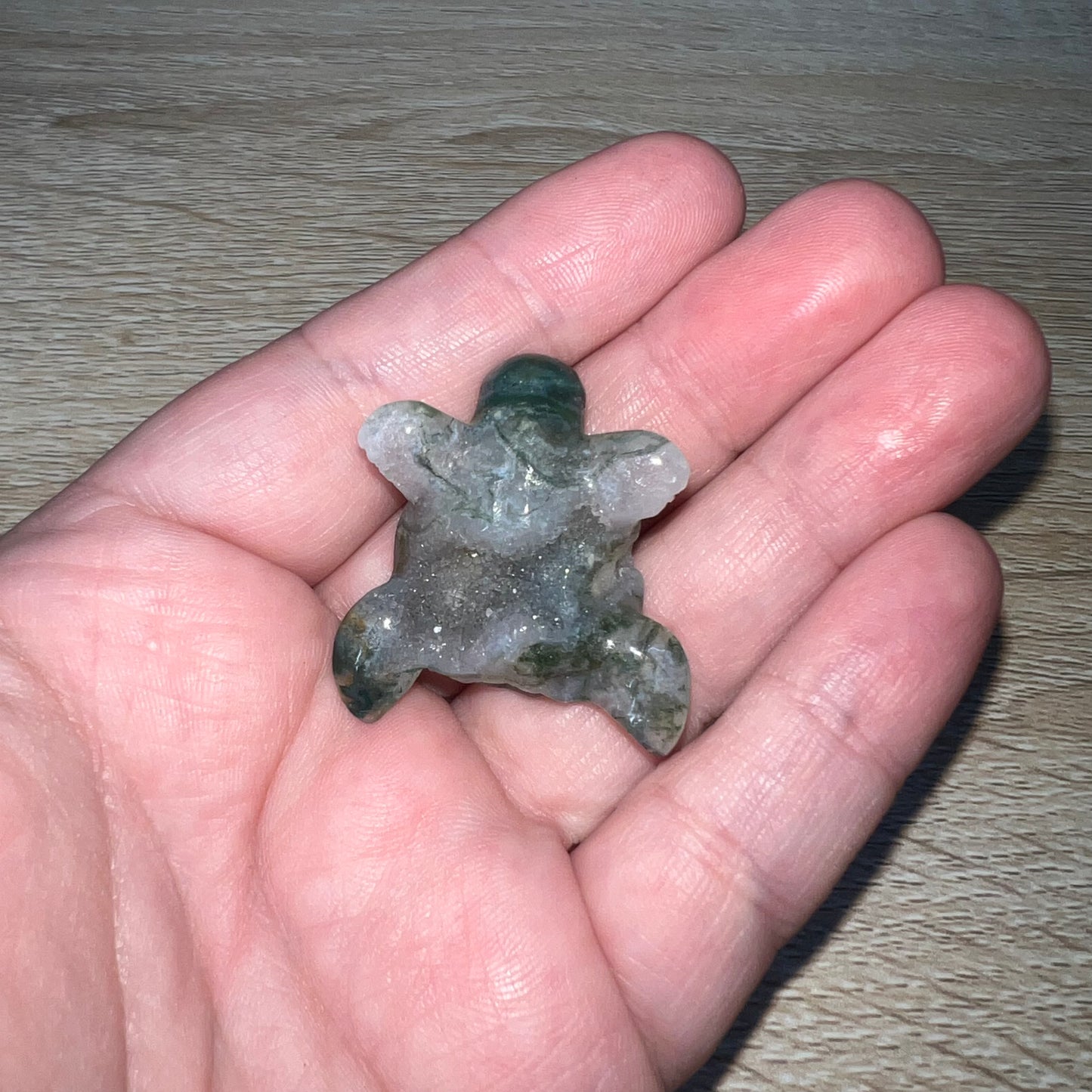 Moss Agate Sea Turtle 18D