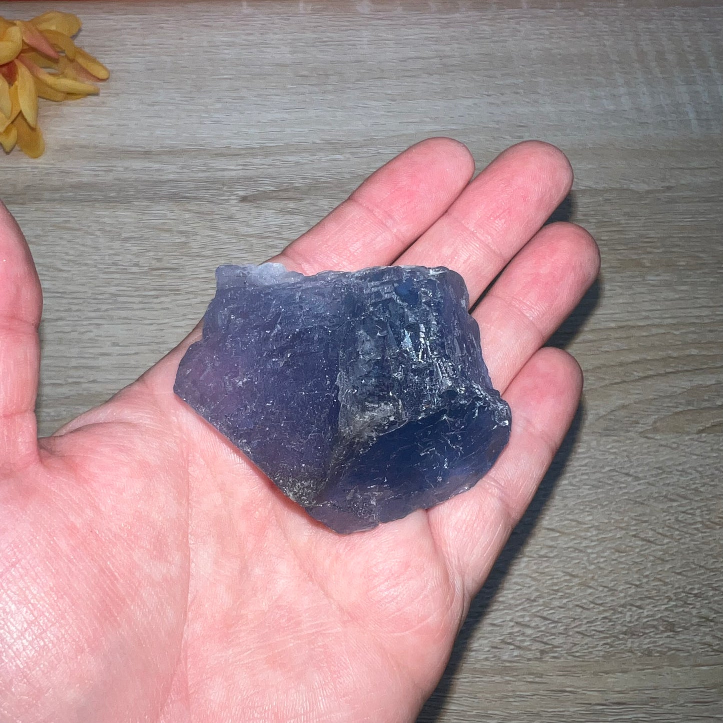 Raw Blue Fluorite Chunk 19A