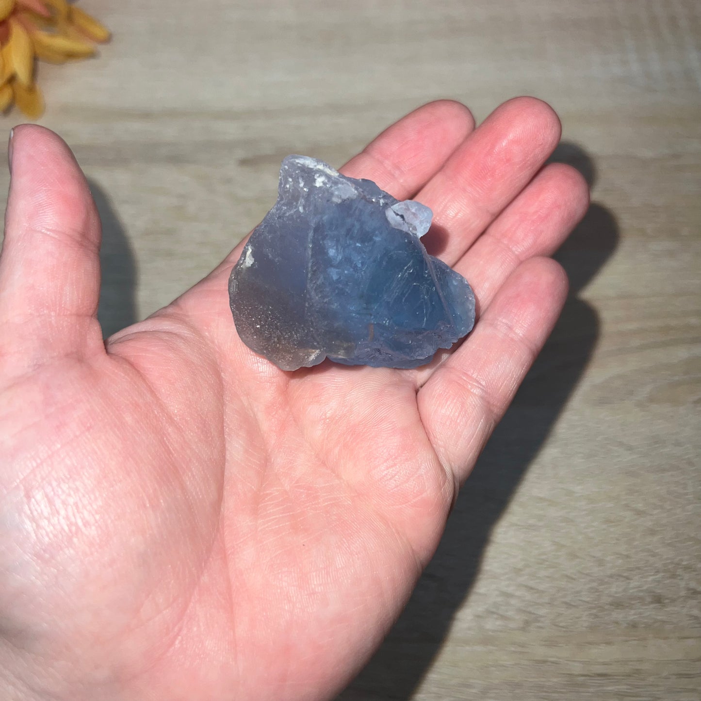 Raw Blue Fluorite Chunk 16B