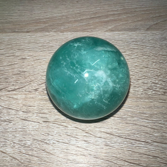 Green Fluorite Sphere 48A