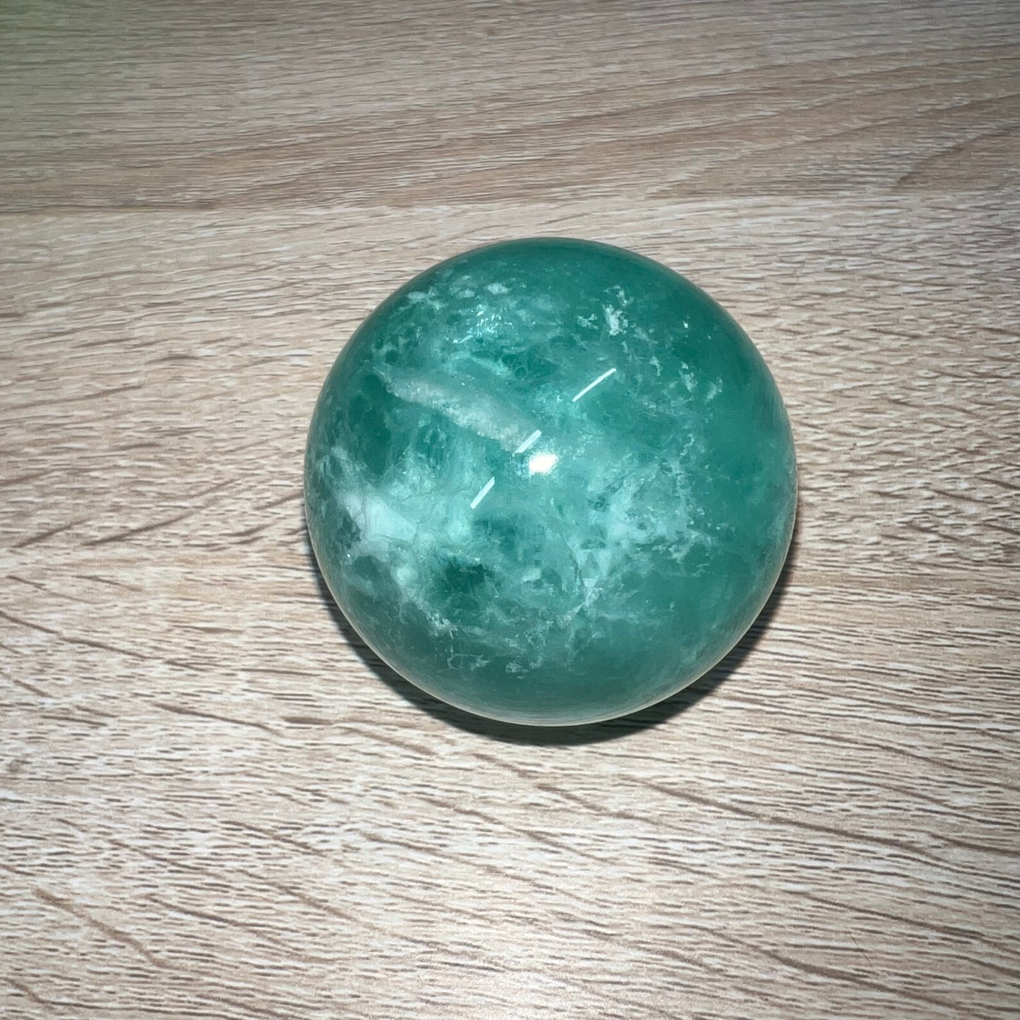 Green Fluorite Sphere 48A