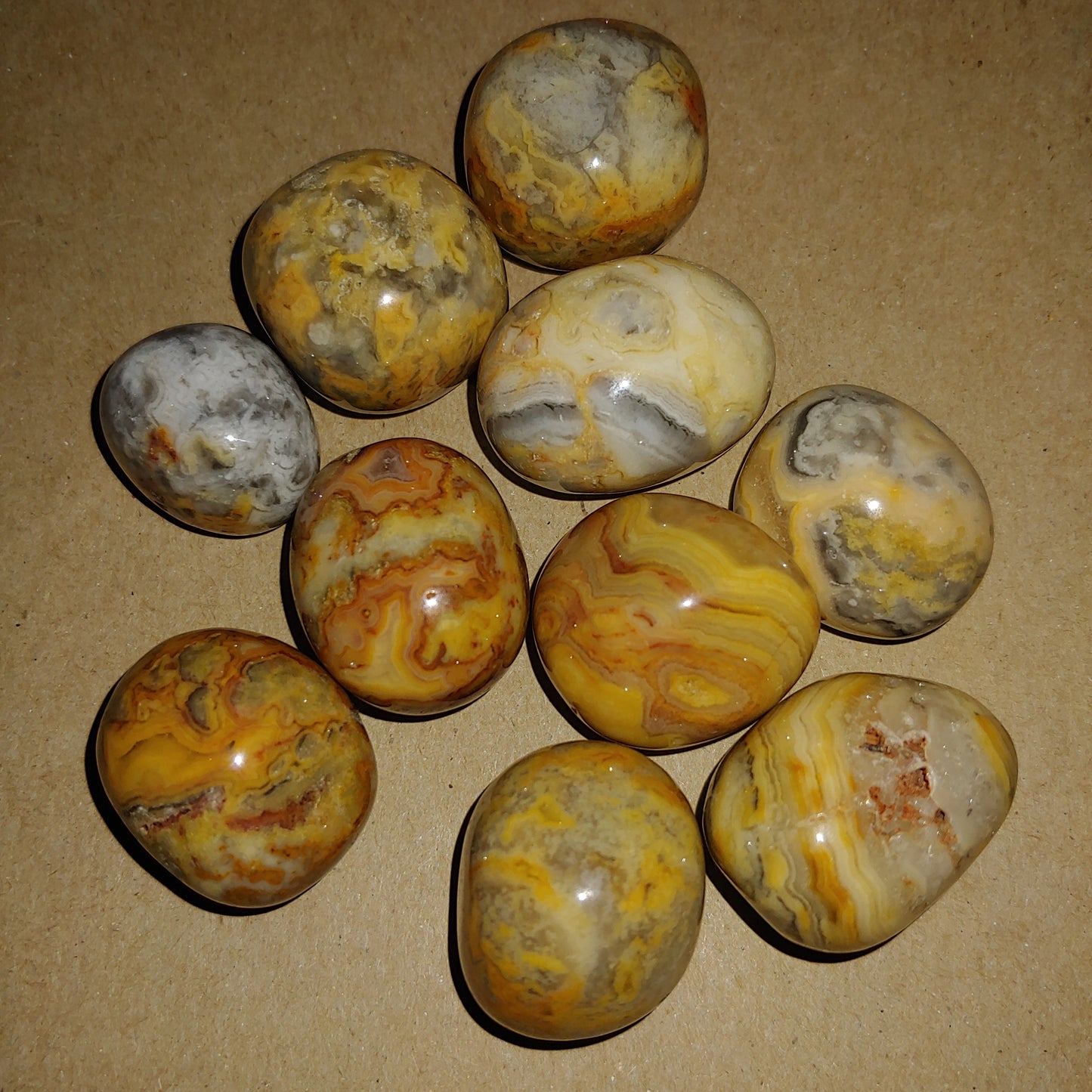 Crazy Lace Agate Tumbled Stone