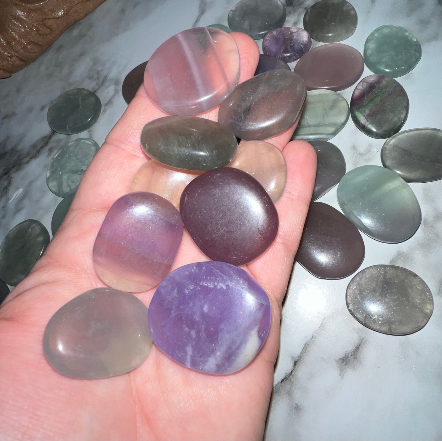 Fluorite Mini Palm Stone