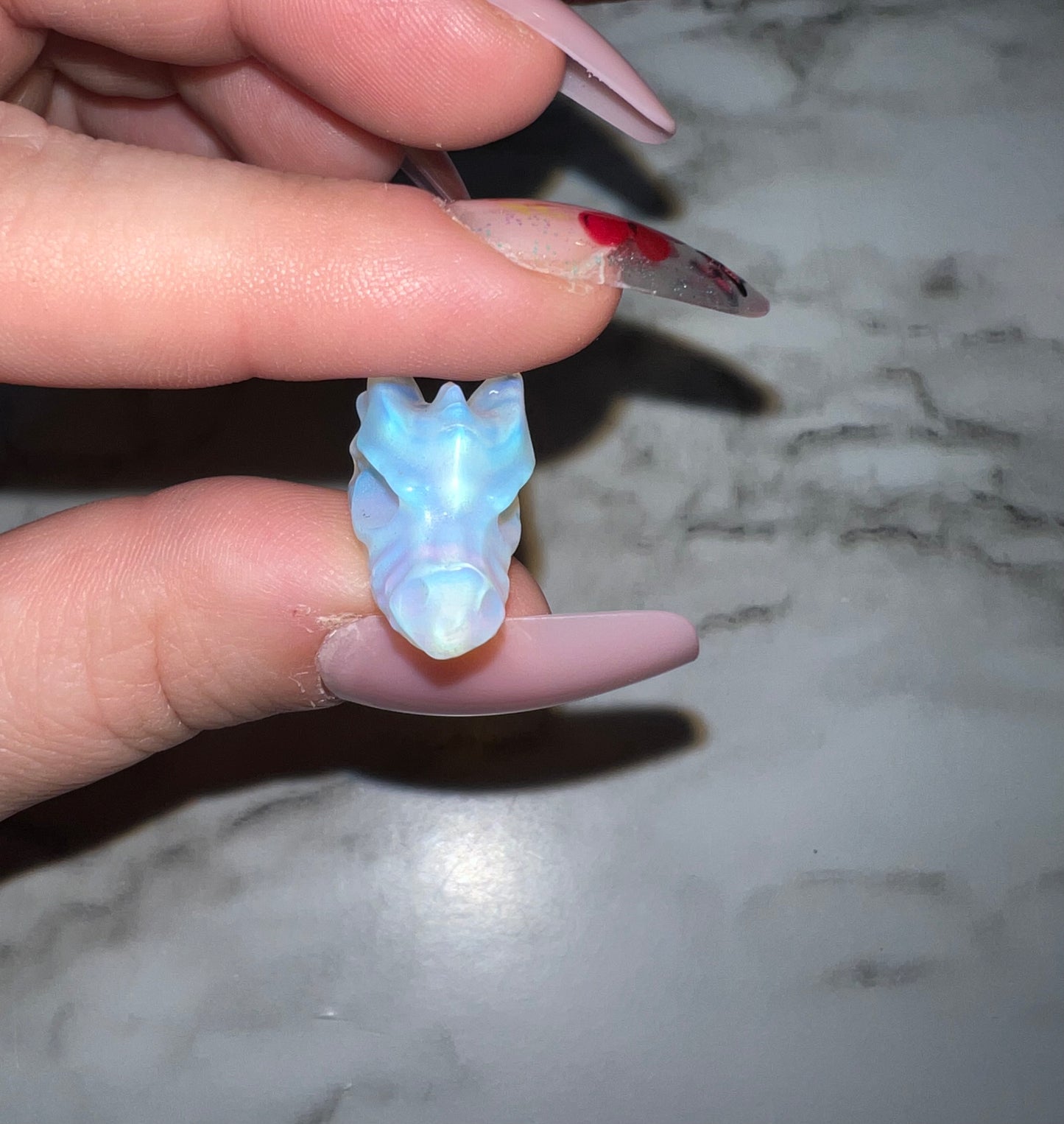 Opalite Mini Dragon Head