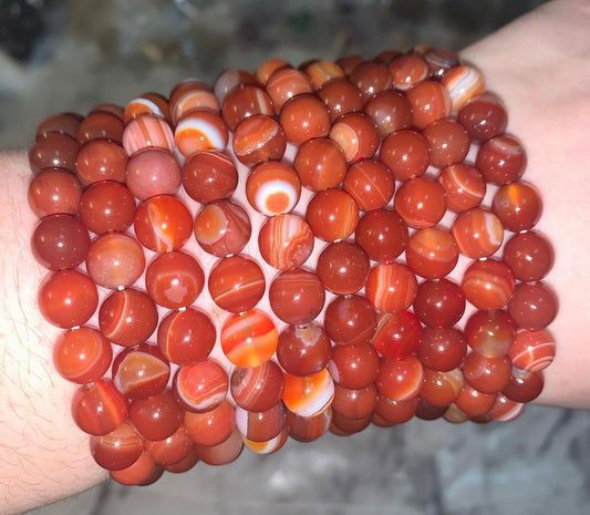 Carnelian 8mm Bracelet