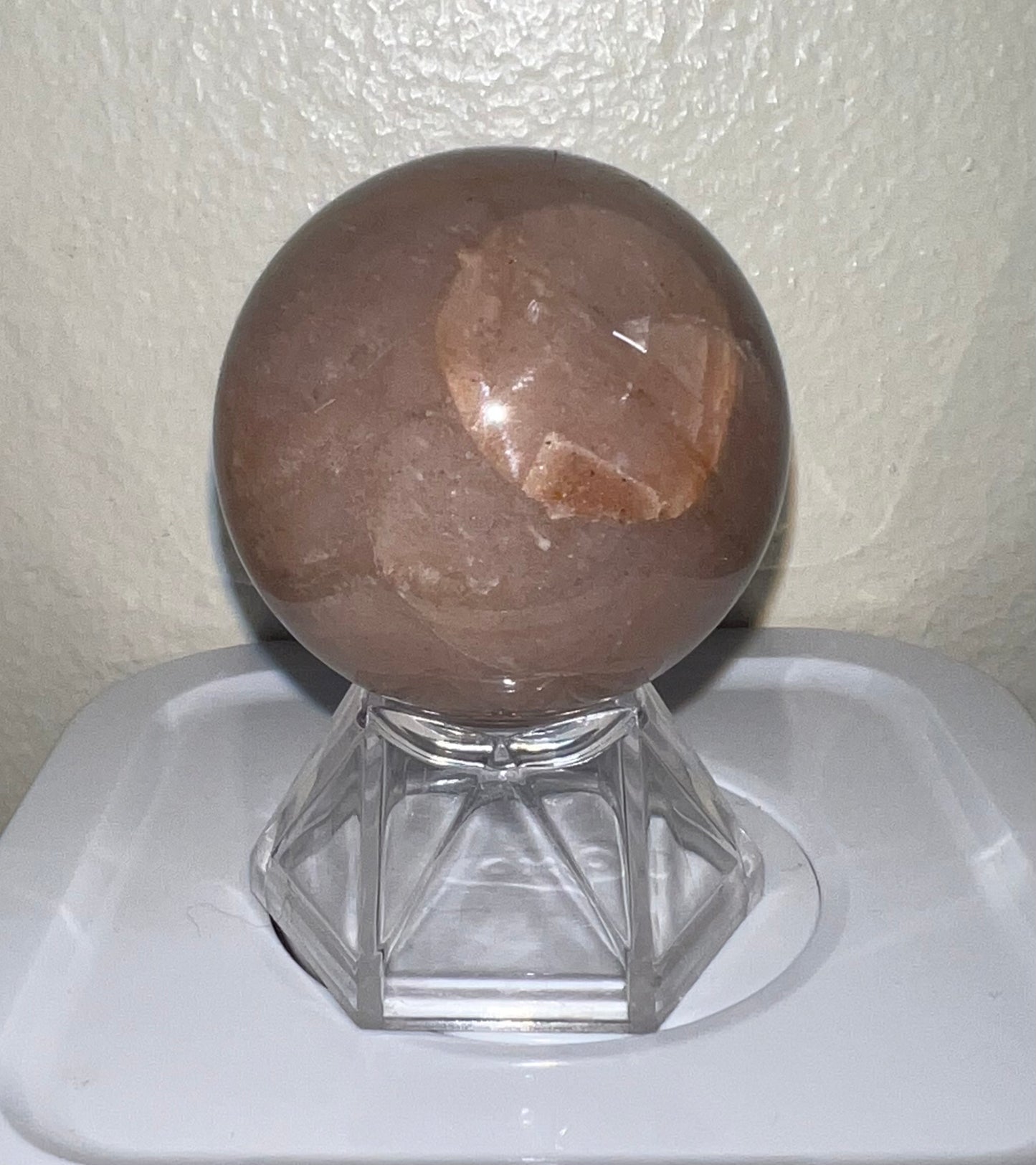 Peach Moonstone Sphere 60P