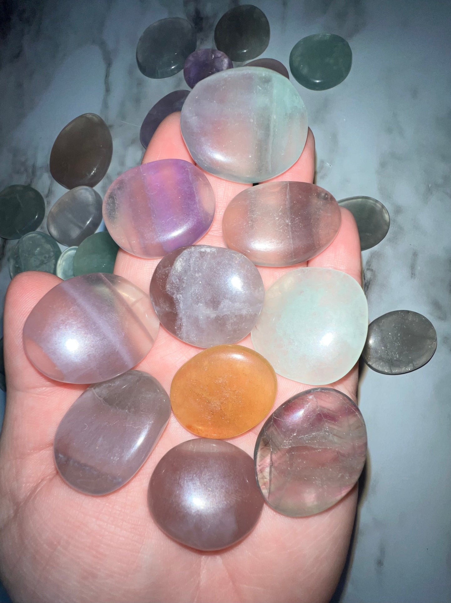 Fluorite Mini Palm Stone