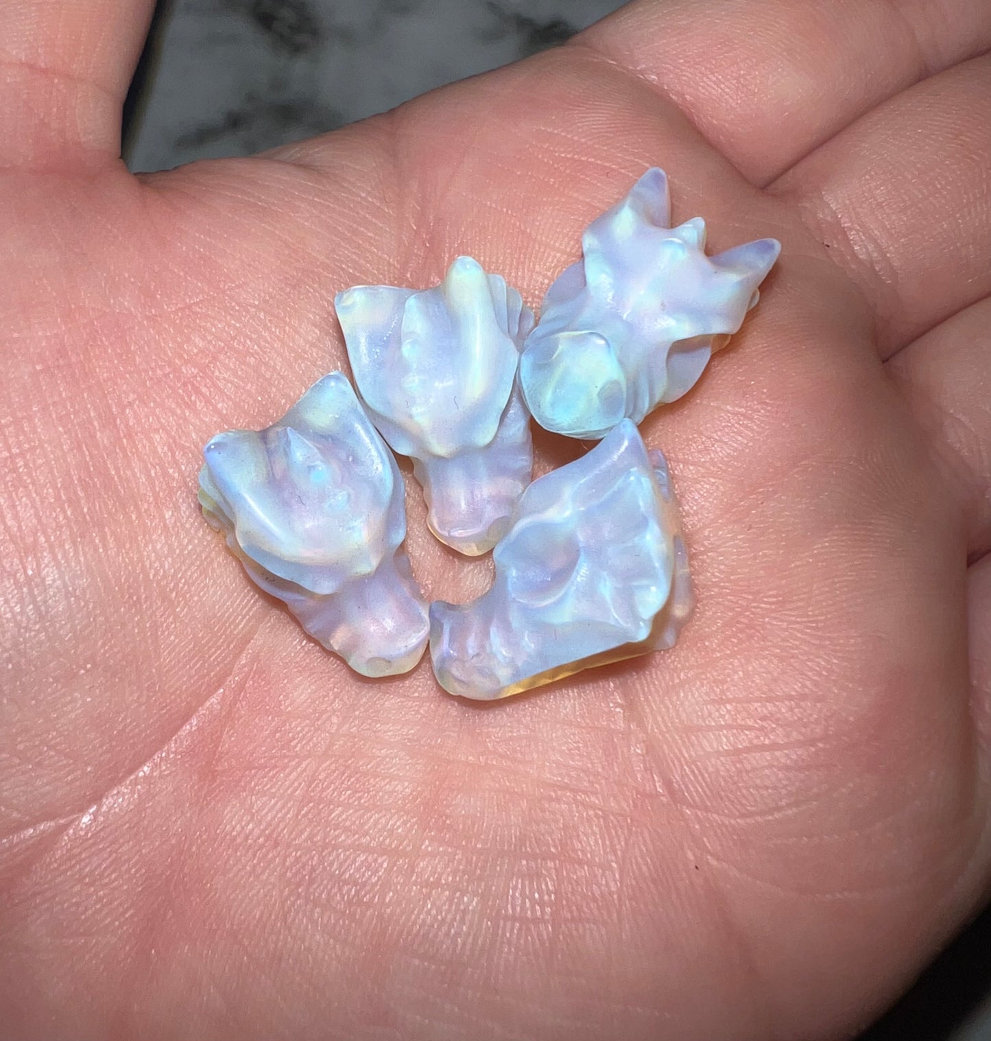 Opalite Mini Dragon Head