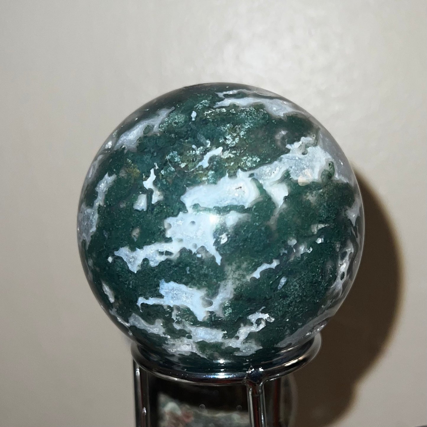 Moss Agate Sphere 53A