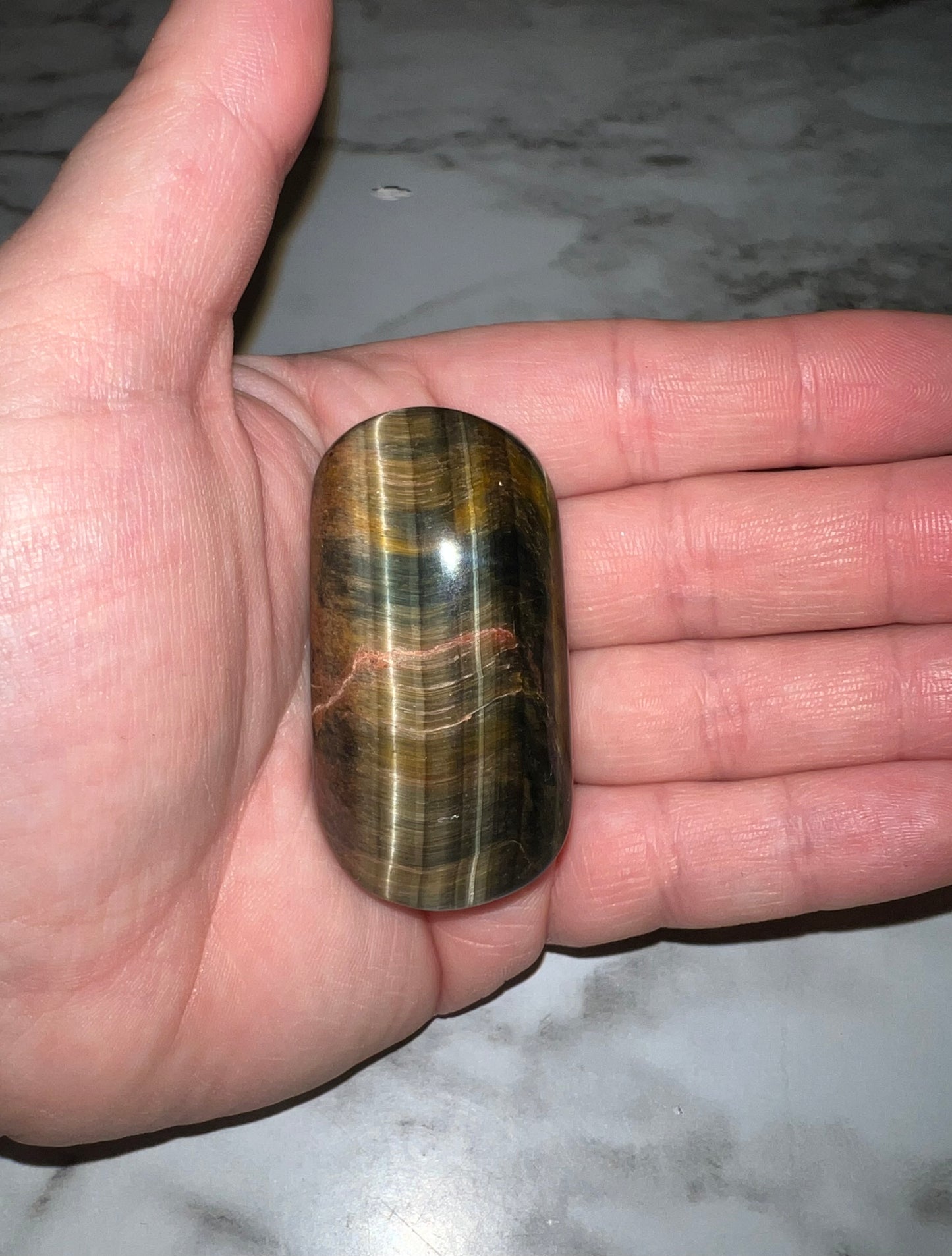 Tiger’s Eye Palm Stone 10