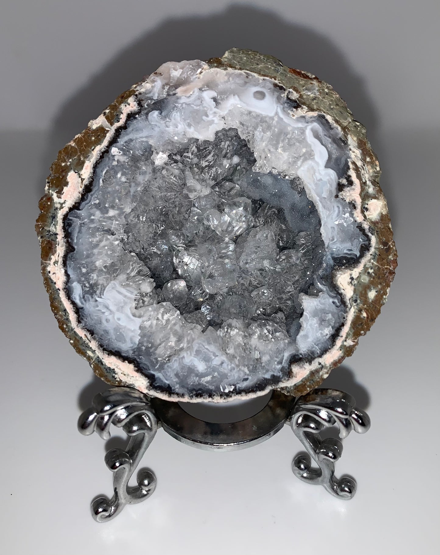 Blue Chalcedony Geode