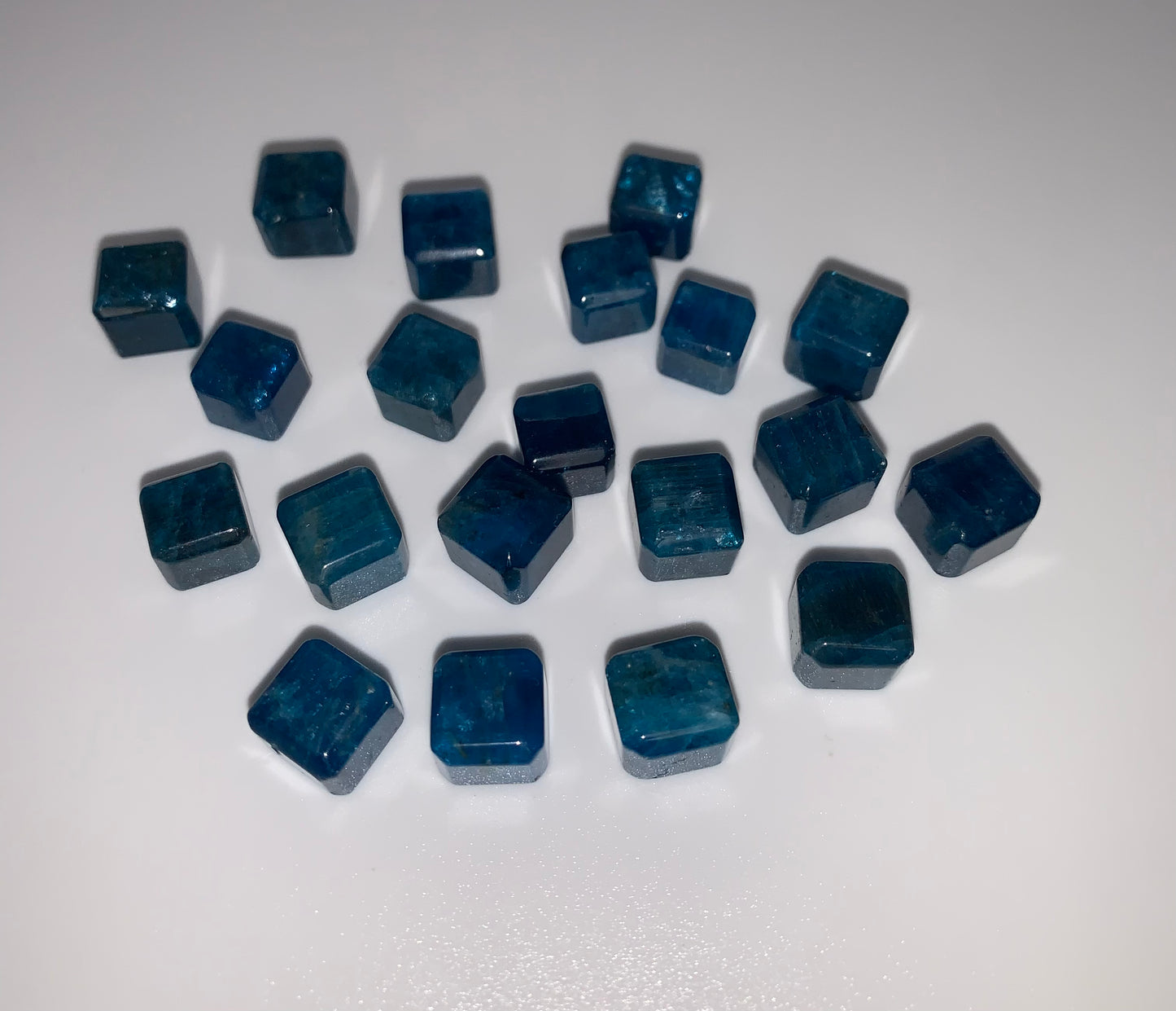 Blue Apatite Mini Cube