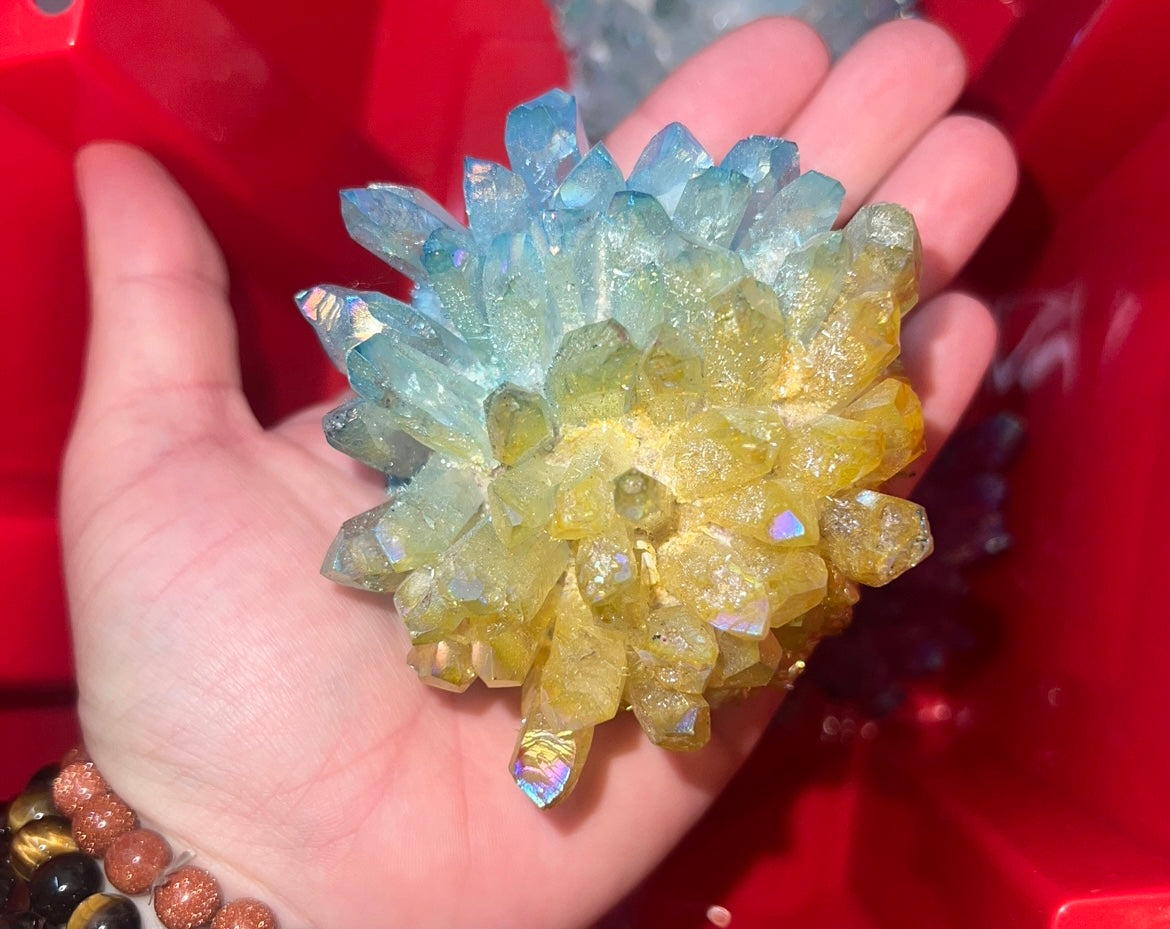 Aura Quartz Cluster