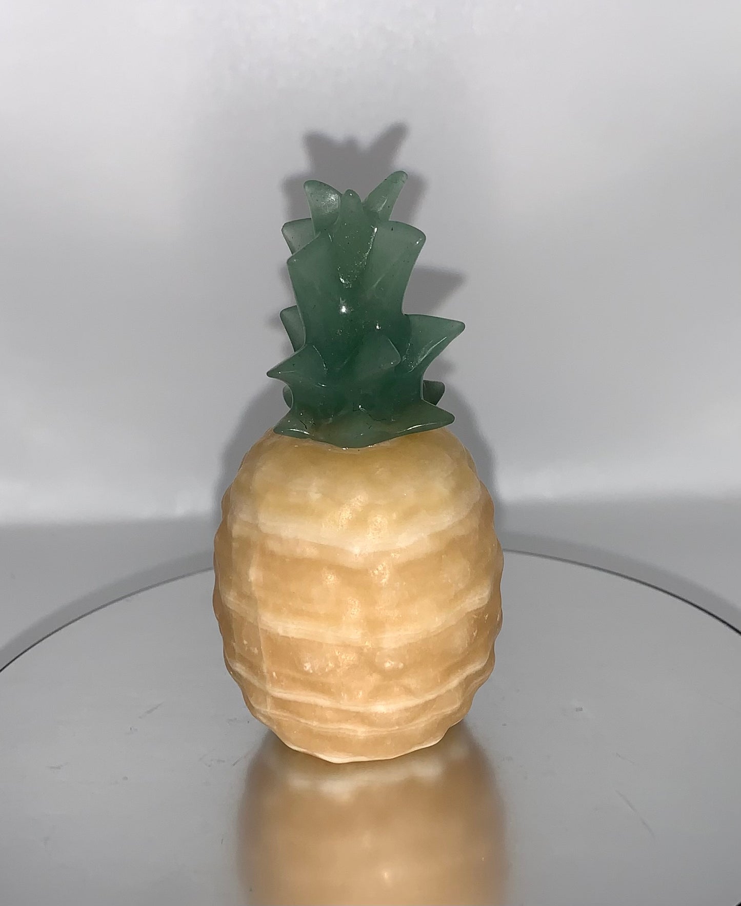 Orange Calcite/Green Adventurine Pineapple