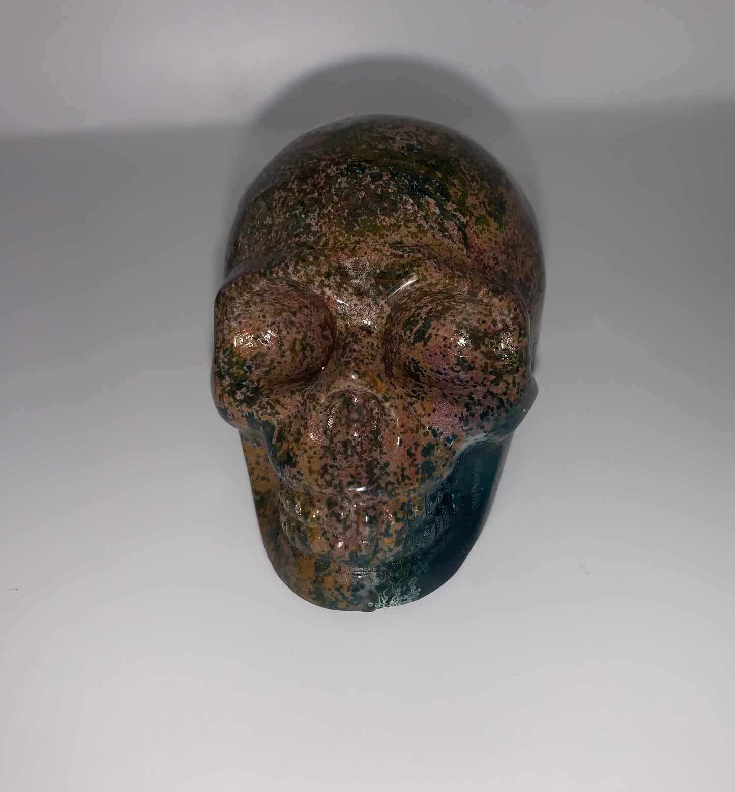 Ocean Jasper Skull