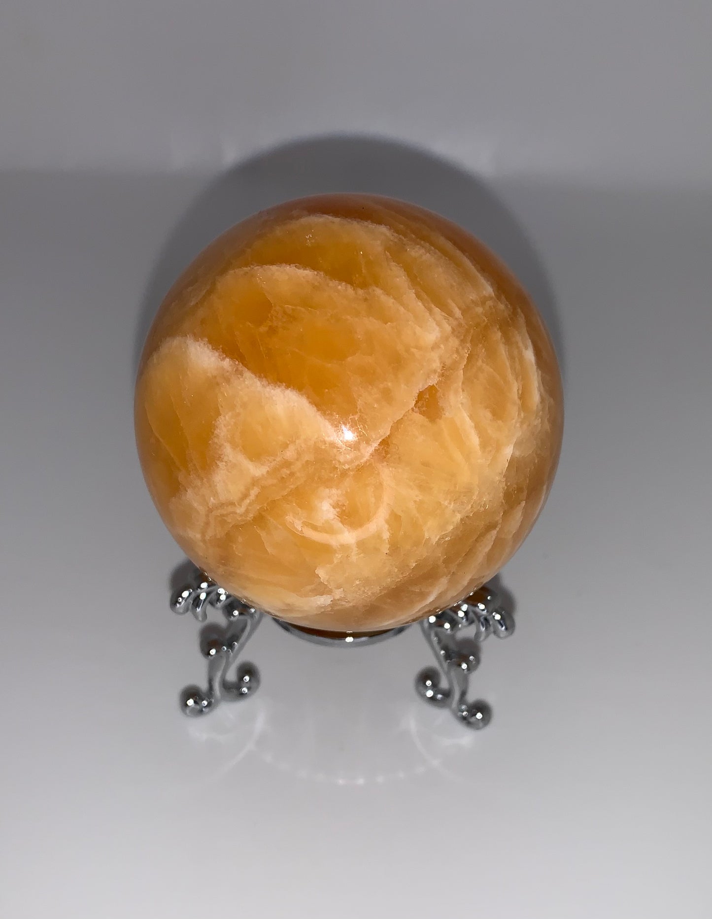 Orange Calcite Sphere 50A