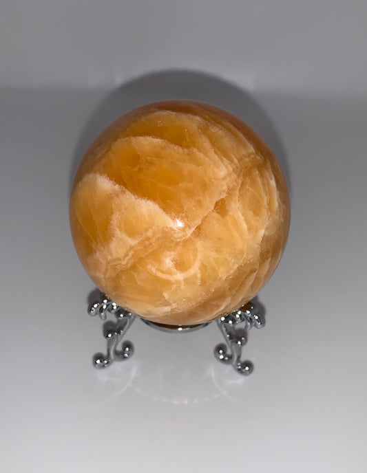 Orange Calcite Sphere 50A