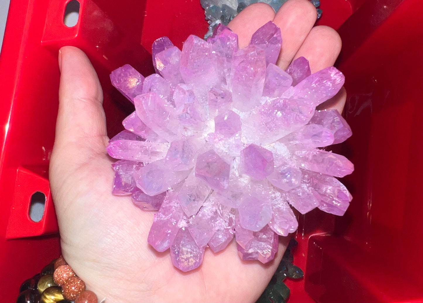 Aura Quartz Cluster