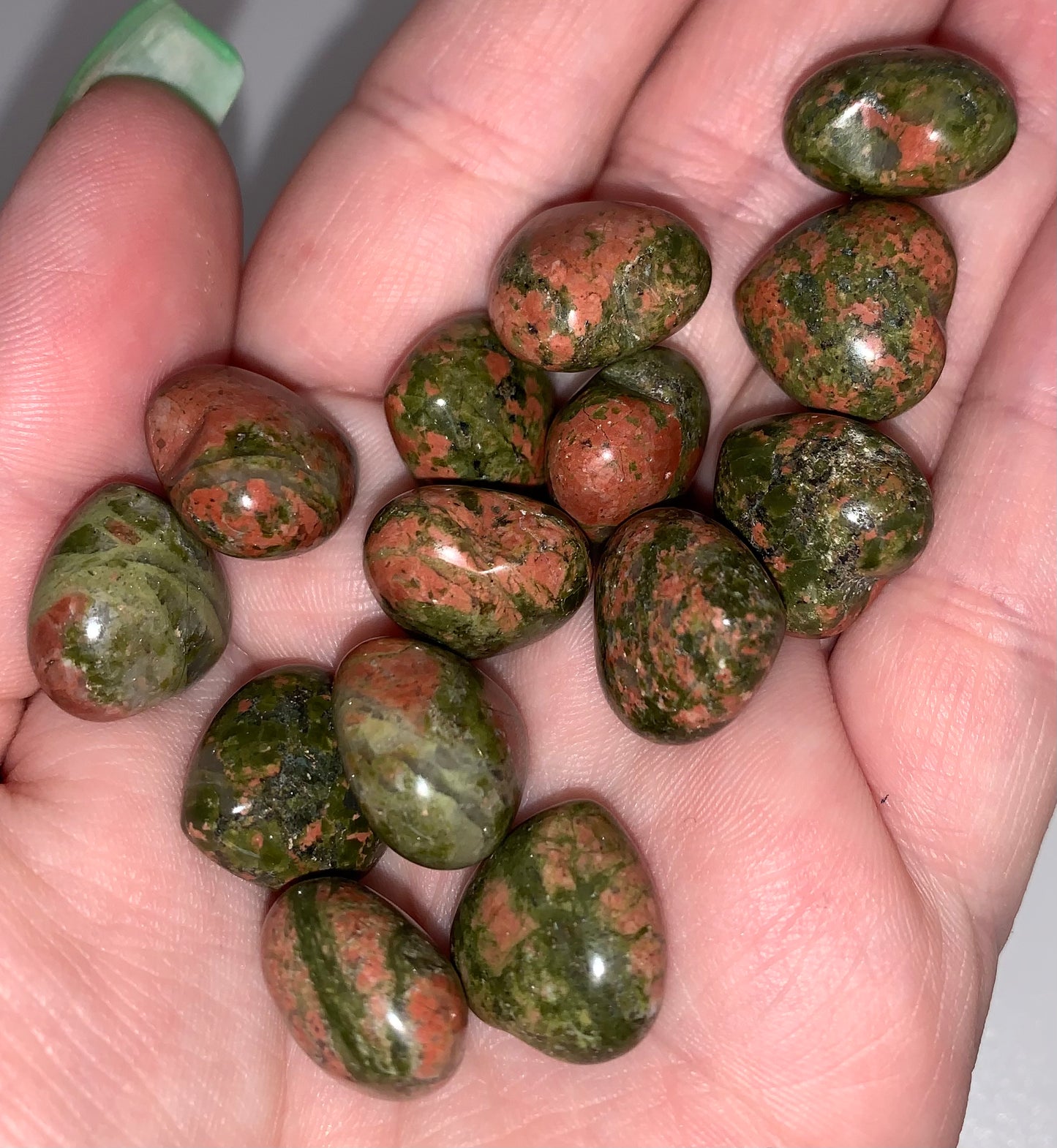 Unakite Mini Heart