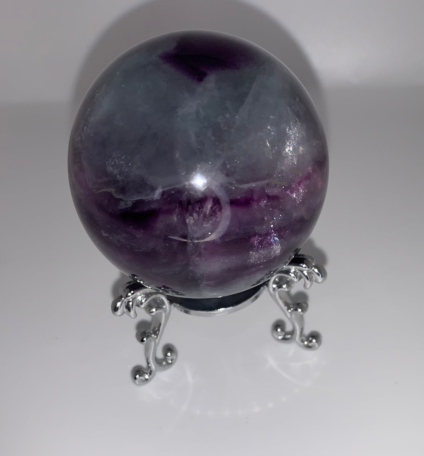 Rainbow Fluorite Sphere