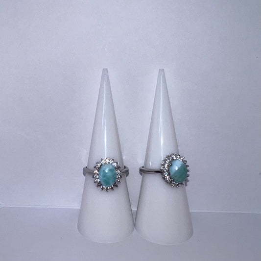 Larimar Adjustable Ring