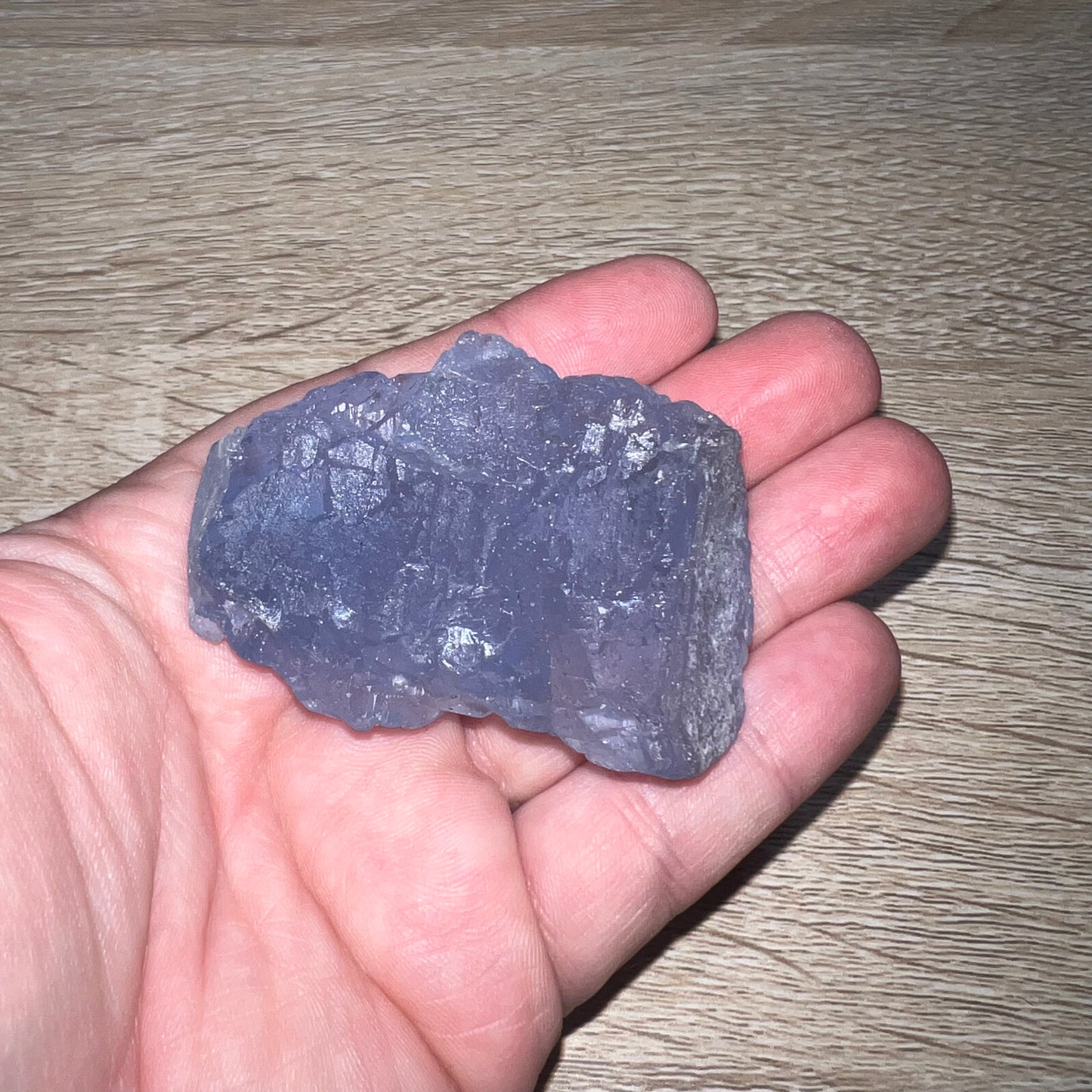 Raw Blue Fluorite Chunk 16A