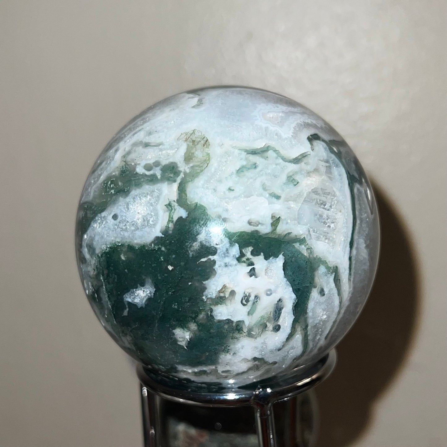 Moss Agate Sphere 53A