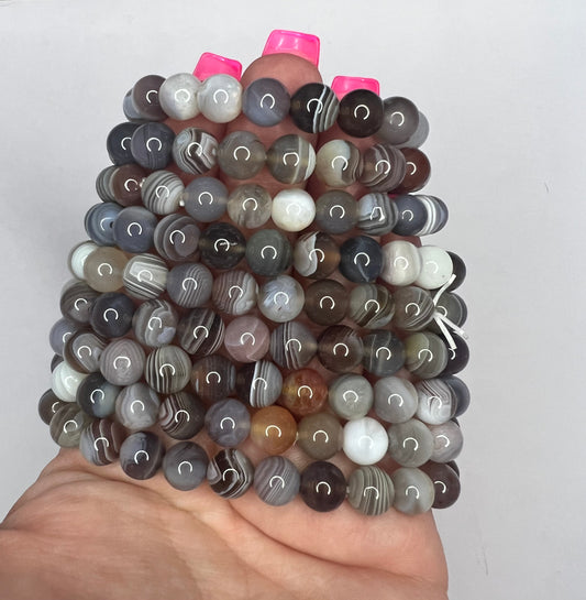 Botswana Agate 8mm Bracelet