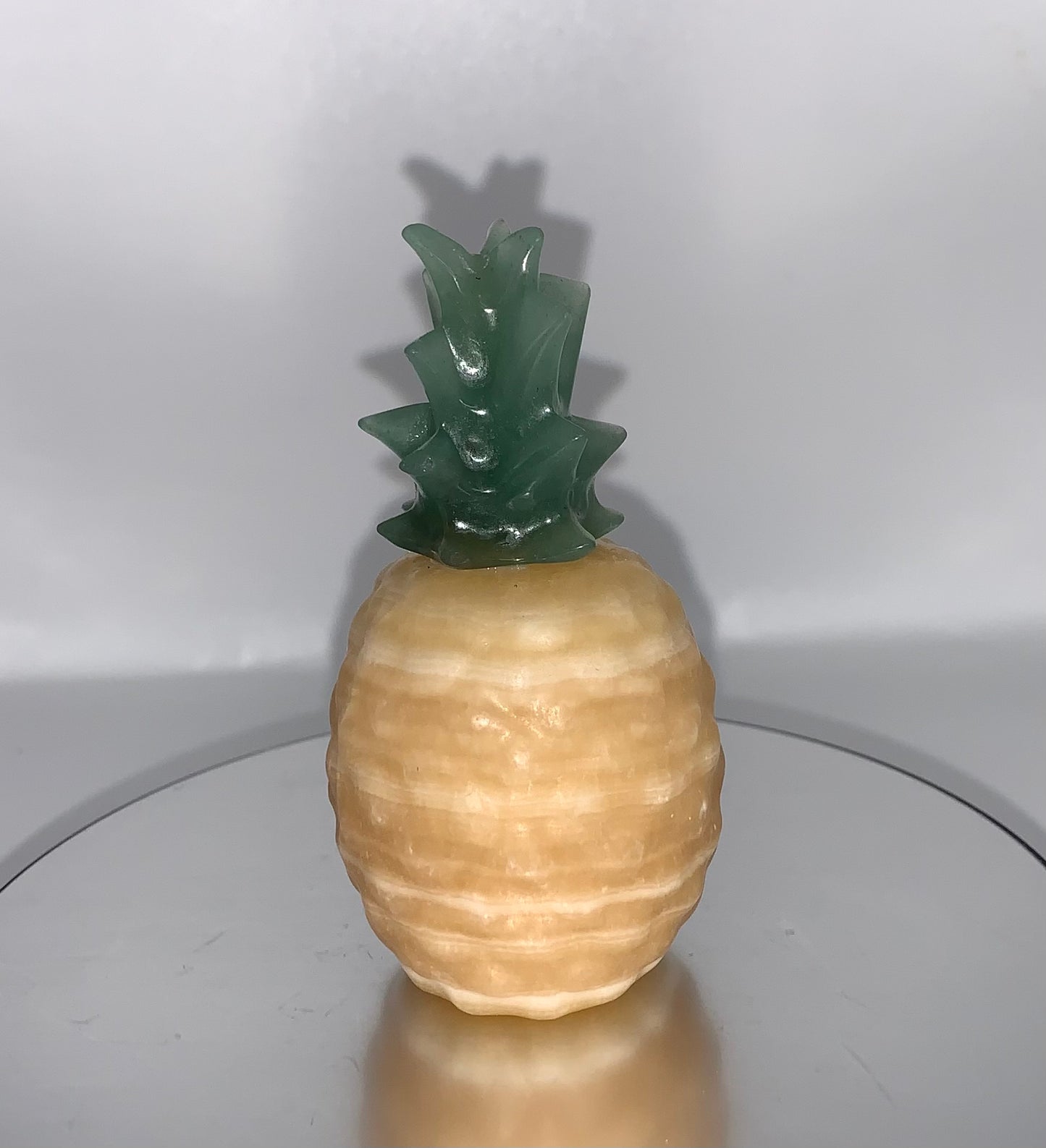 Orange Calcite/Green Adventurine Pineapple