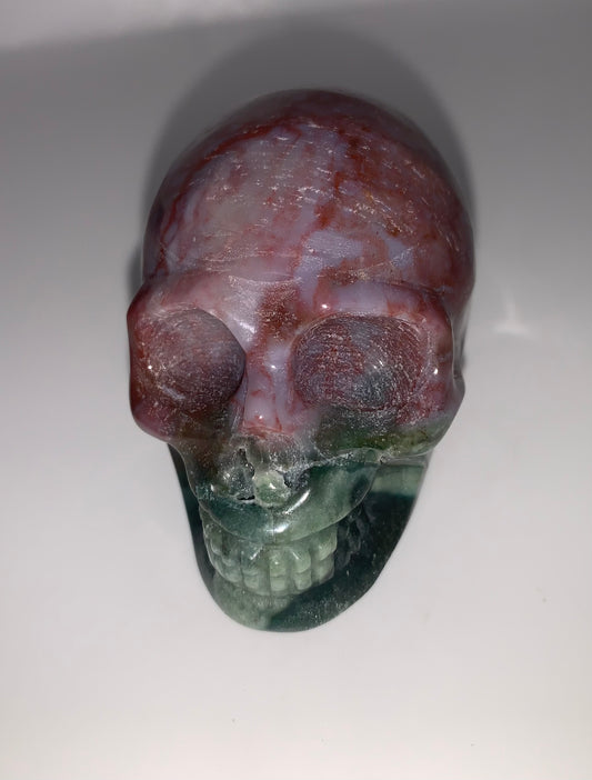 Ocean Jasper Skull