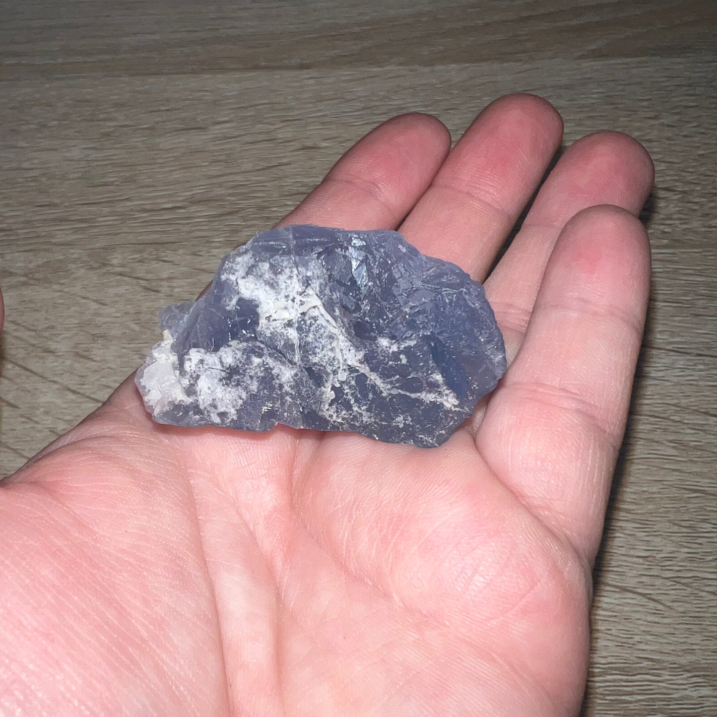 Raw Blue Fluorite Chunk 12A