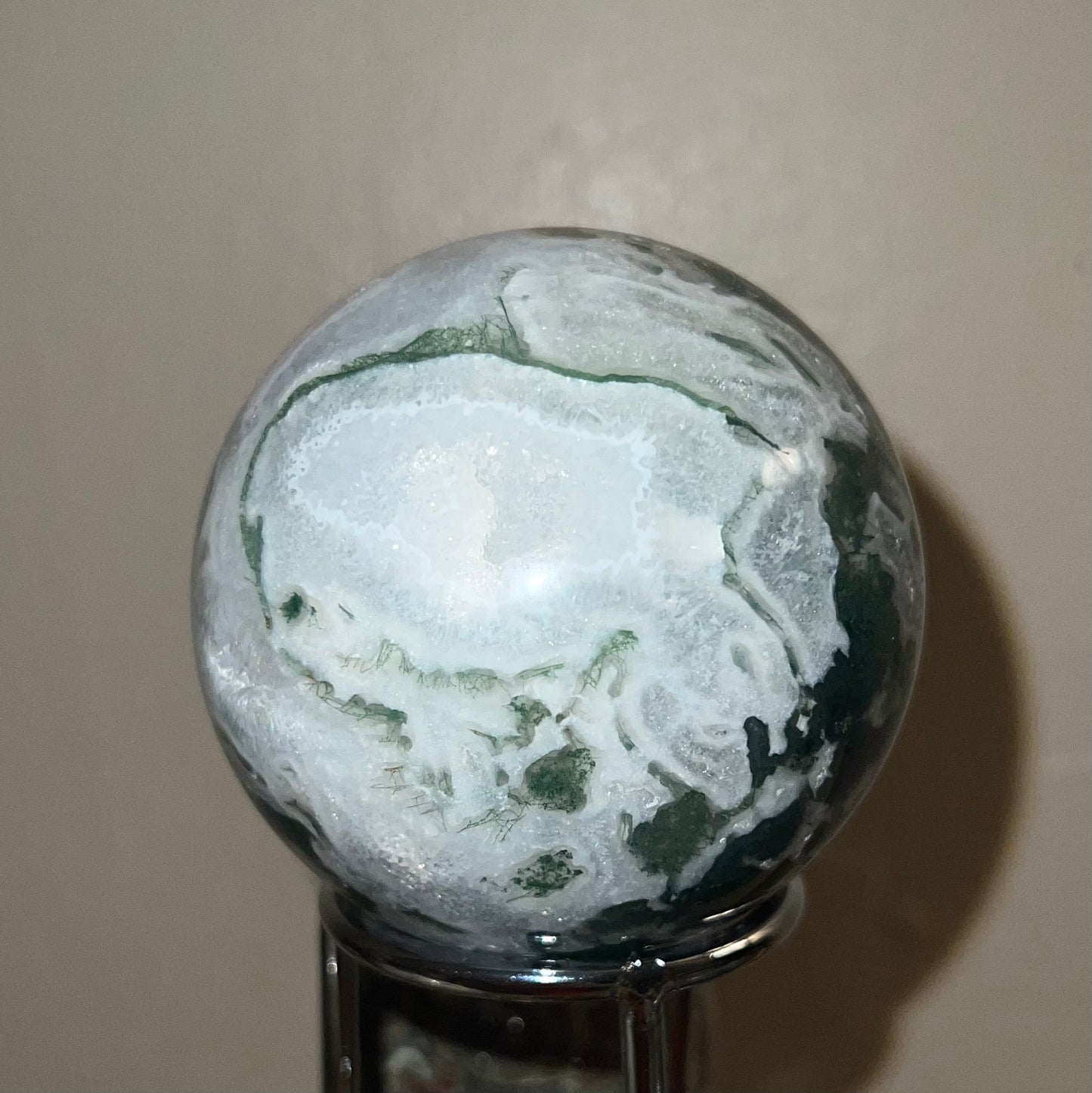 Moss Agate Sphere 53A