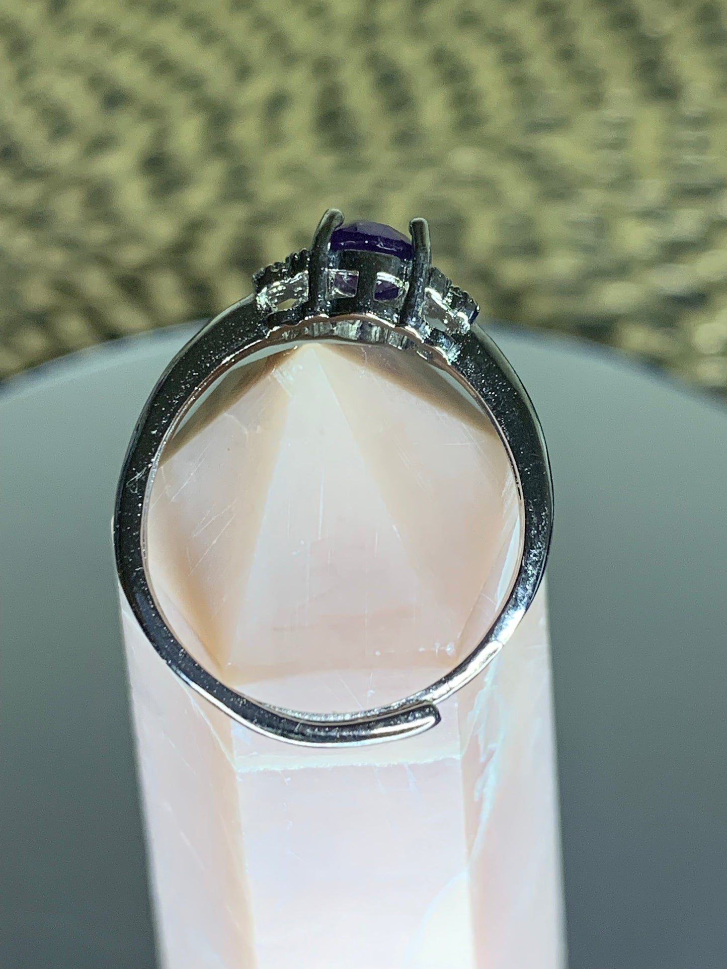 Amethyst Adjustable Ring