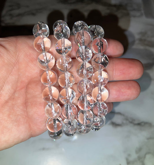 Clear Quartz 11mm Bracelet