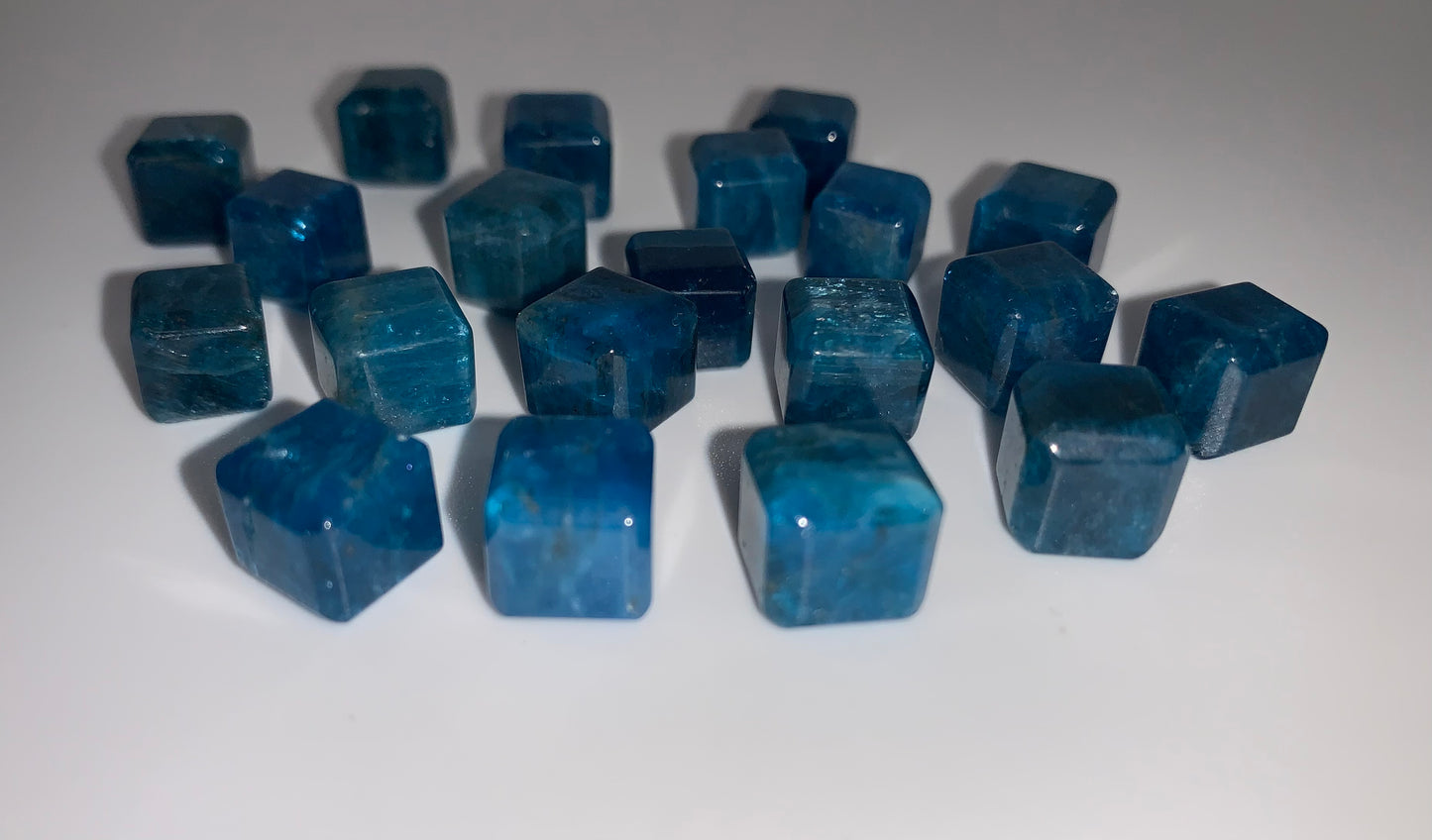 Blue Apatite Mini Cube