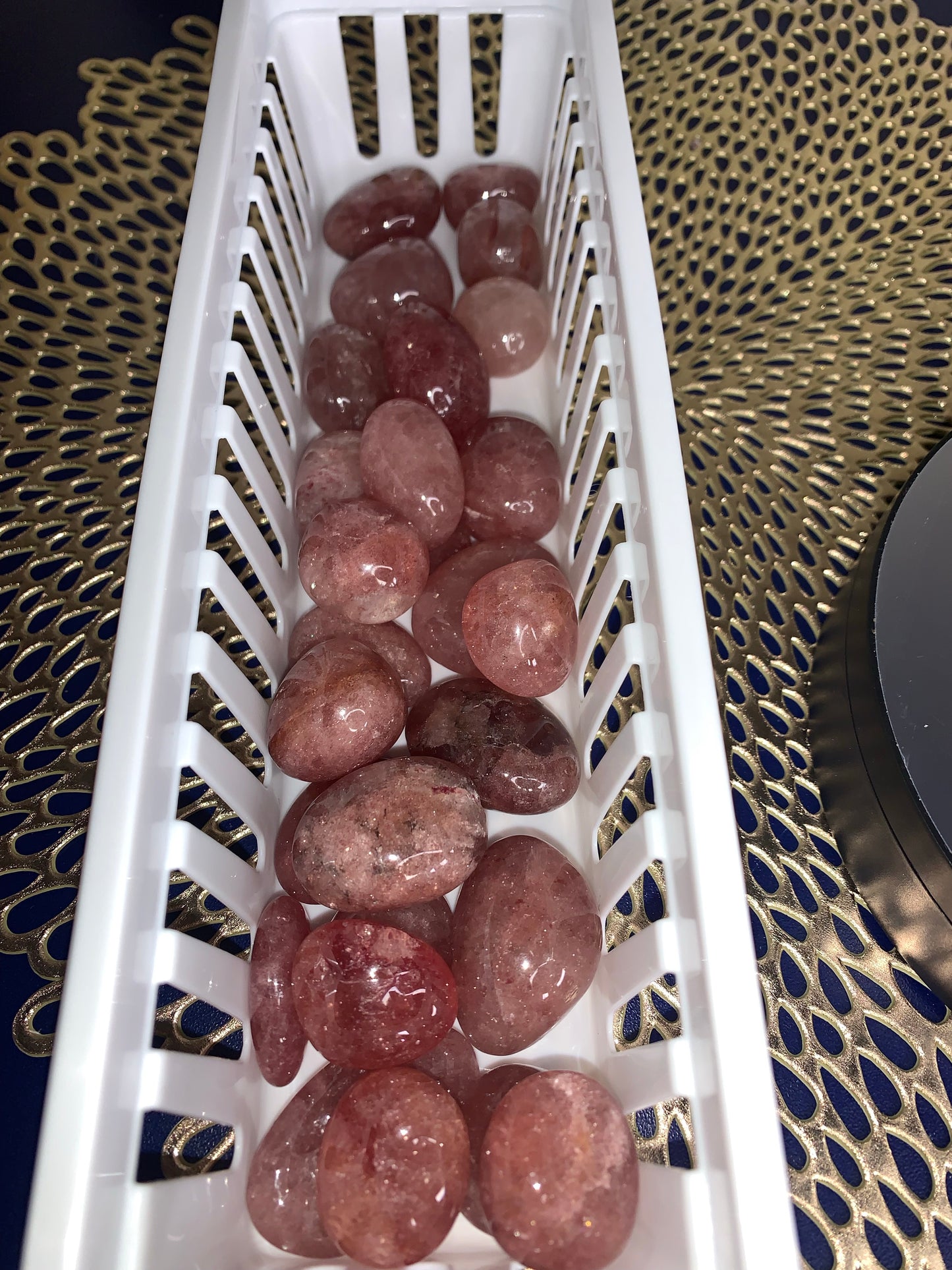 Strawberry Quartz Tumbled Stone