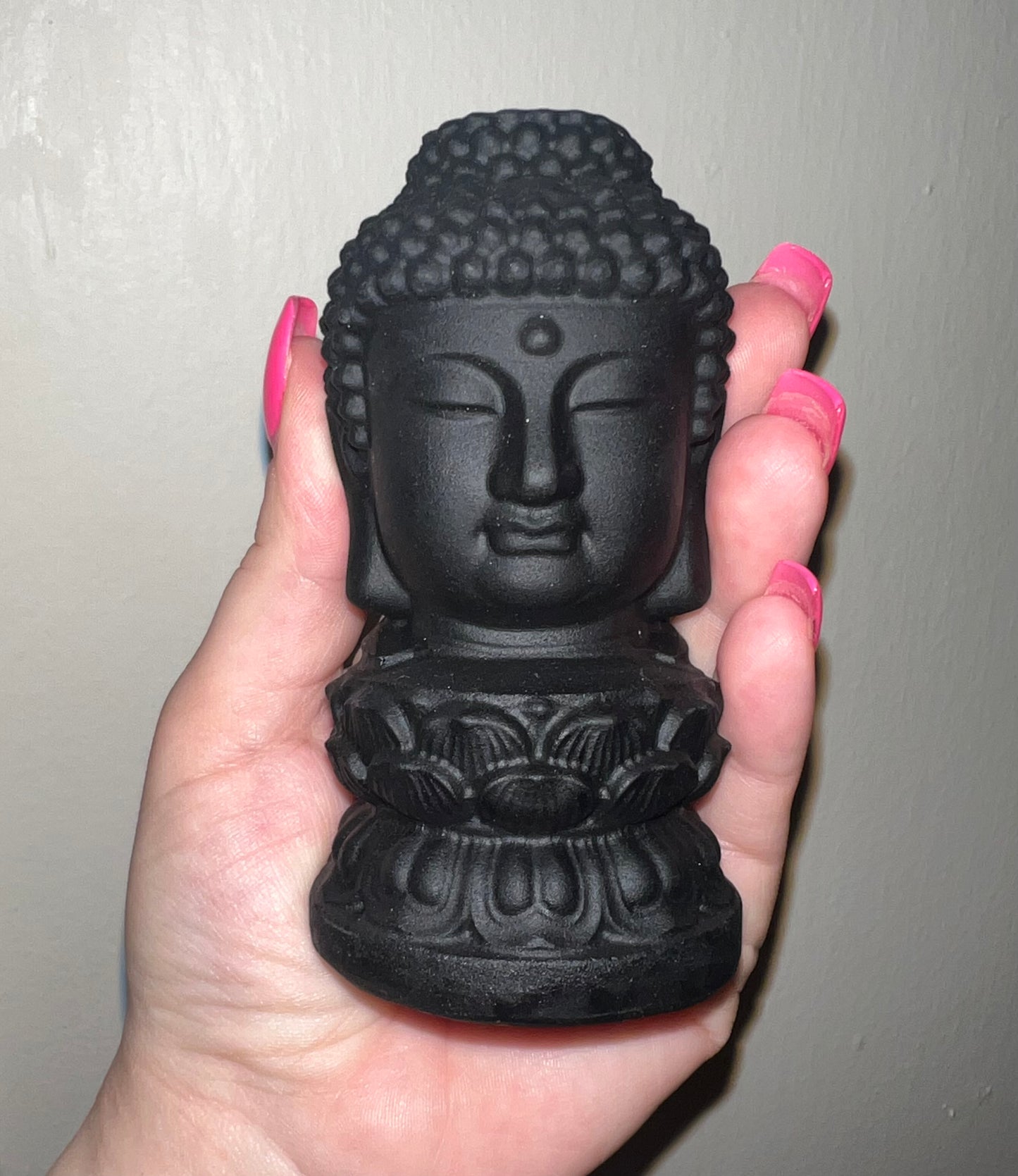 Black Obsidian Buddha