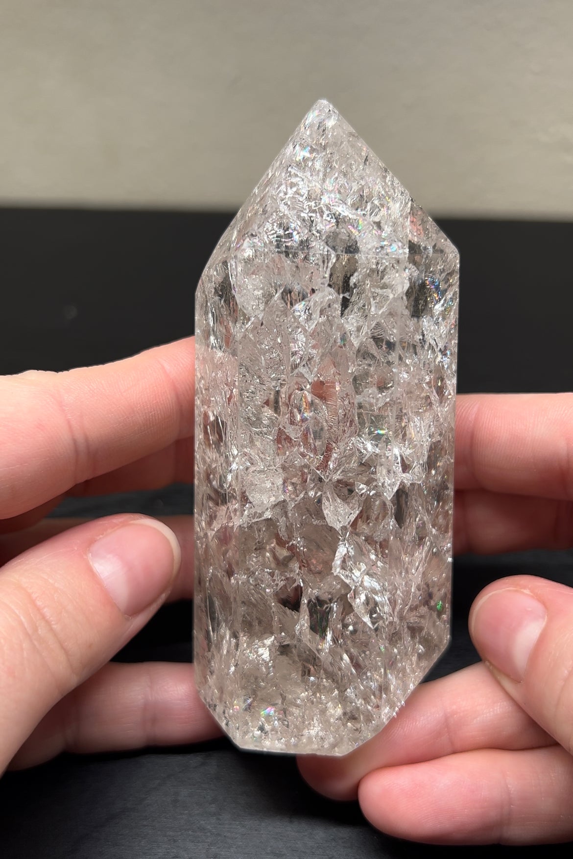 Crackle Quartz Tower 43A