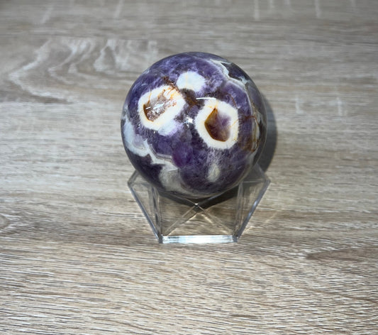 Chevron (Dream) Amethyst Sphere 53A