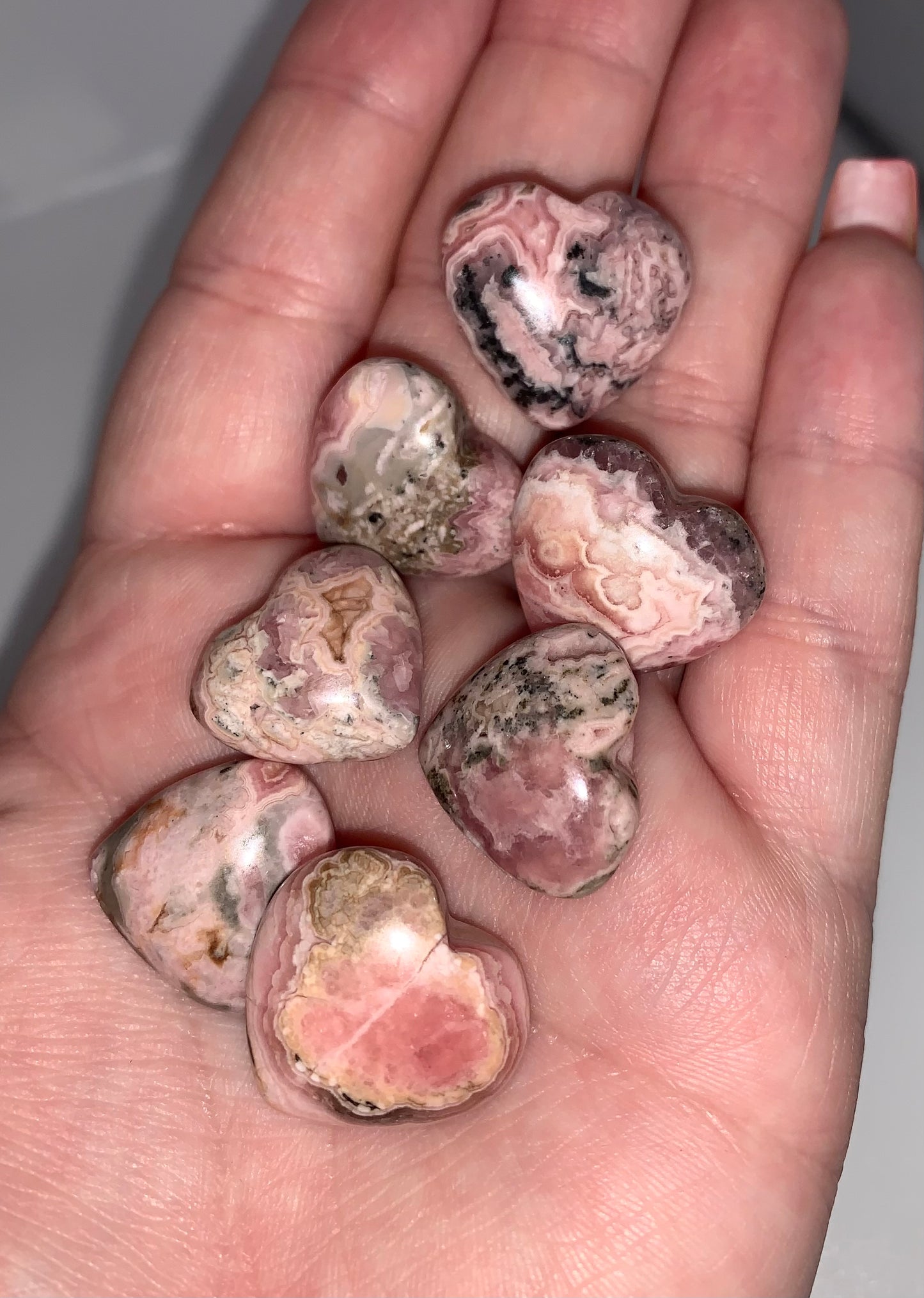 Rhodochrosite Small Heart