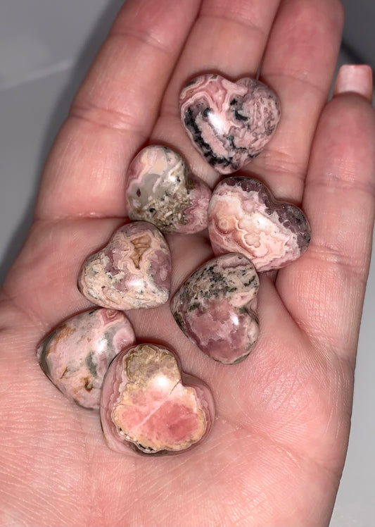 Rhodochrosite Small Heart